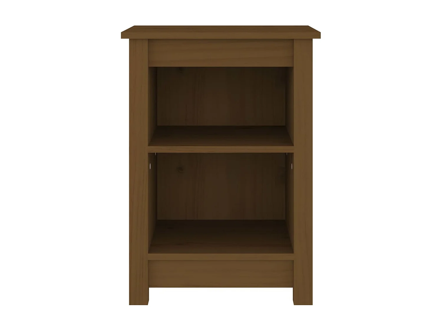 Nachtkastjes 2 st 40x35x55 cm massief grenenhout honingbruin