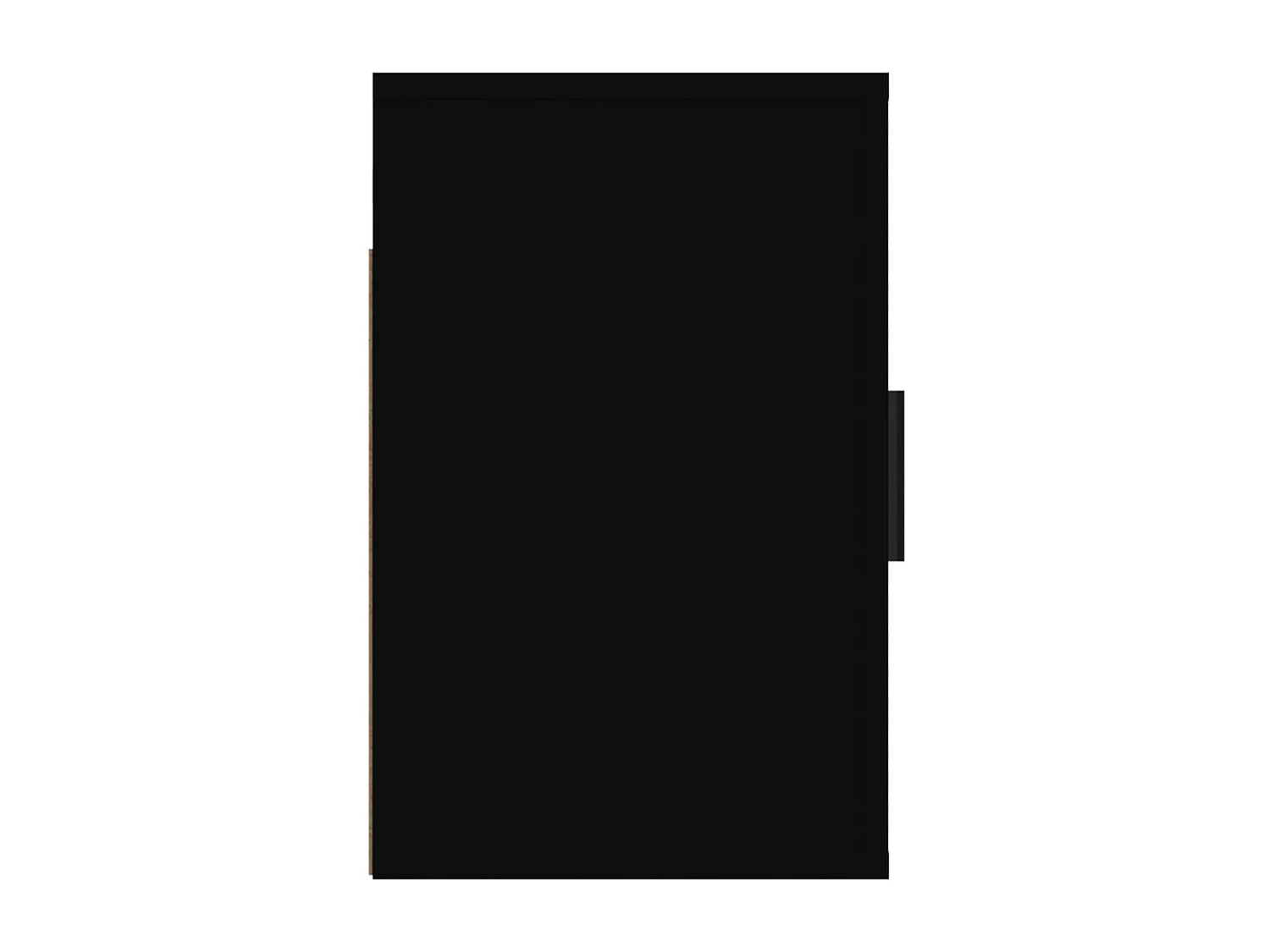 Wand-Nachttische 2 Stk. Schwarz 50x30x47 cm