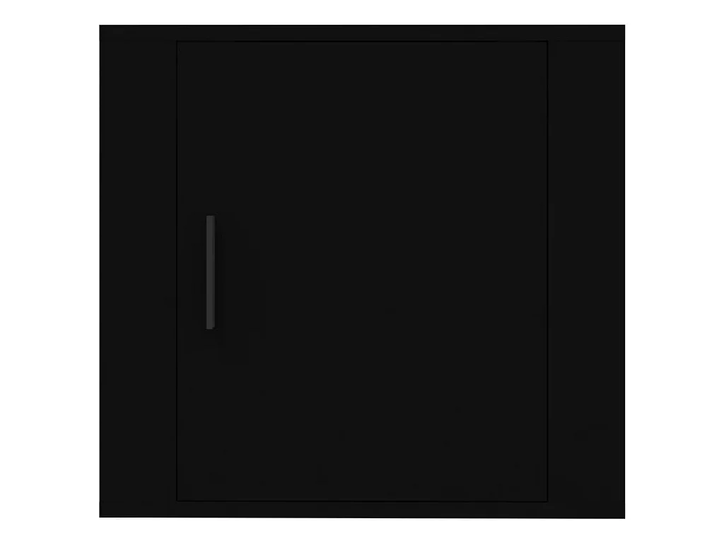 Wand-Nachttische 2 Stk. Schwarz 50x30x47 cm