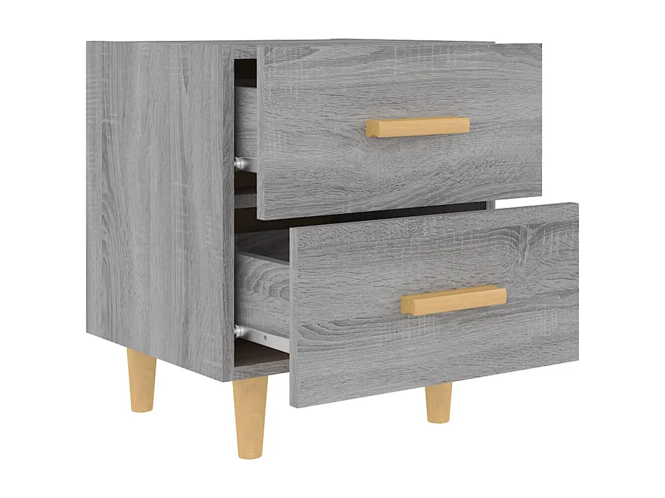 Mesa de cabeceira 40x35x47,5 cm sonoma cinzento