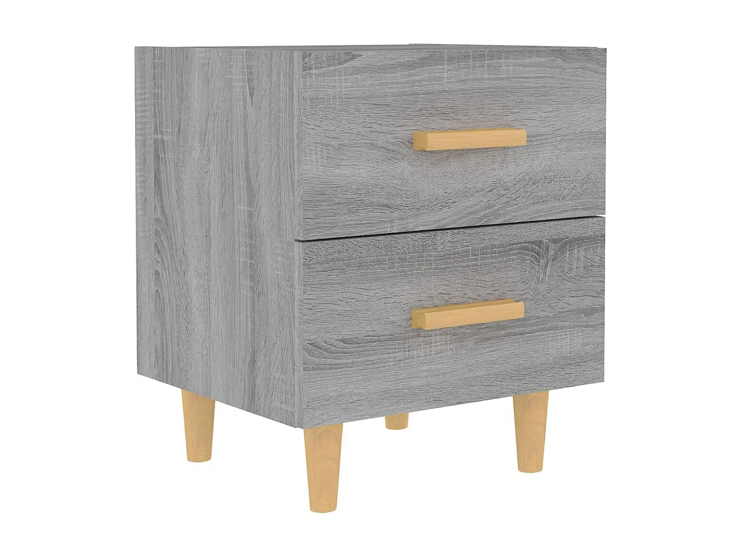 Table de chevet Sonoma gris 40x35x47,5 cm