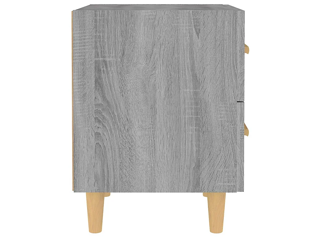 Table de chevet Sonoma gris 40x35x47,5 cm