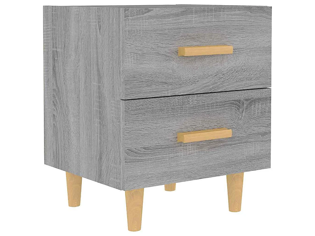 Table de chevet Sonoma gris 40x35x47,5 cm