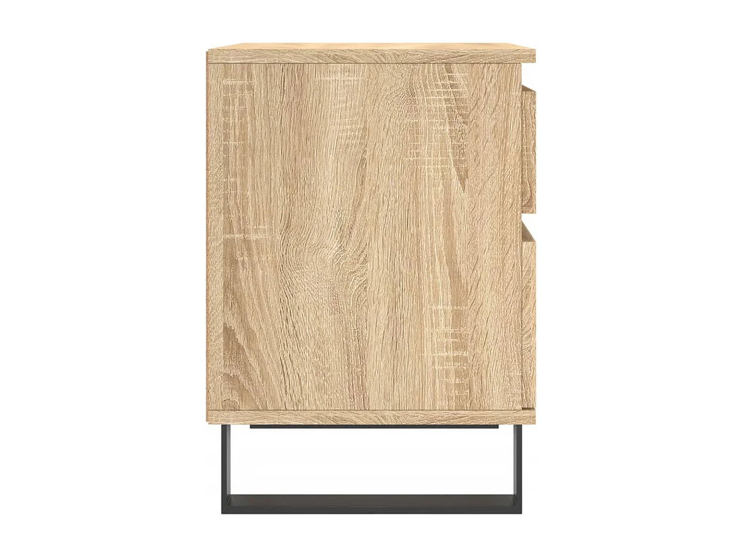 Nachtkastje 40x35x50 cm bewerkt hout sonoma eikenkleurig