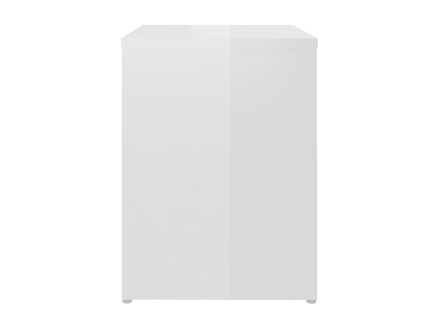 Nachtkastjes 2 st 40x30x40 cm bewerkt hout hoogglans wit