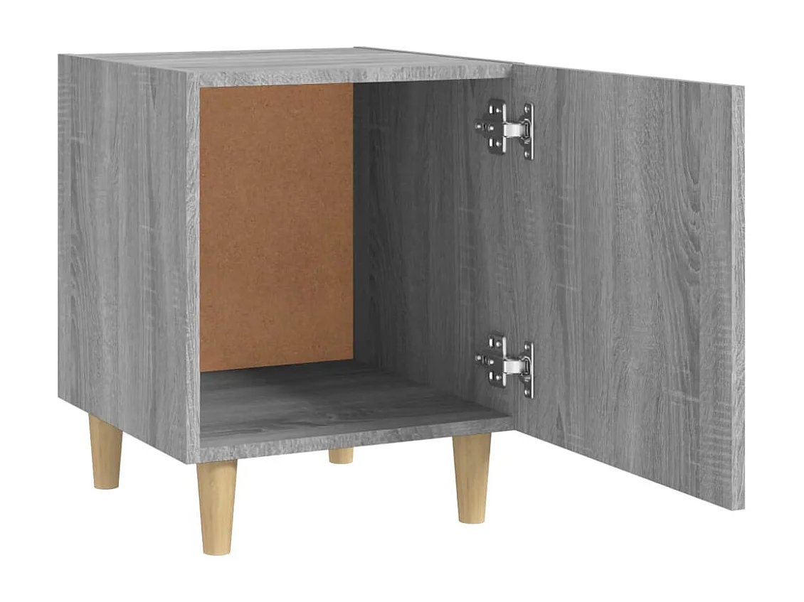 Tables de chevet 2 pcs Sonoma gris Bois d'ingénierie