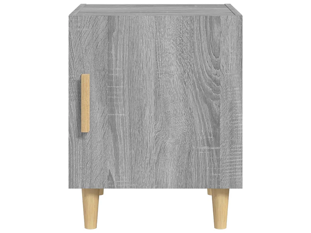 Tables de chevet 2 pcs Sonoma gris Bois d'ingénierie