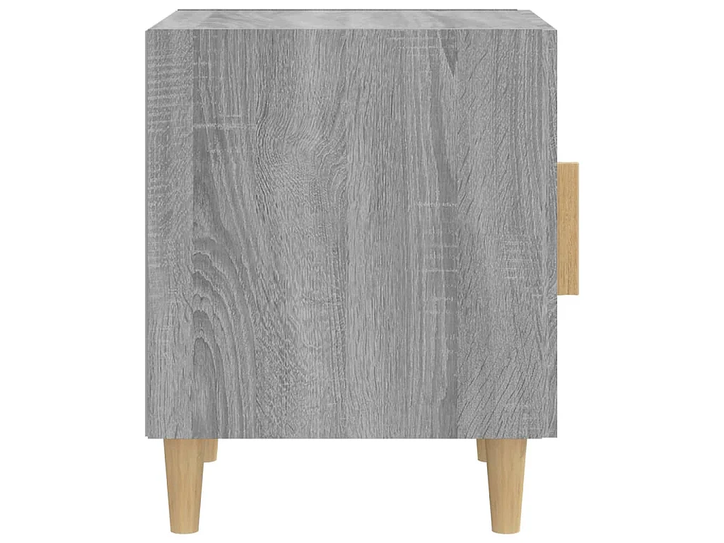 Tables de chevet 2 pcs Sonoma gris Bois d'ingénierie