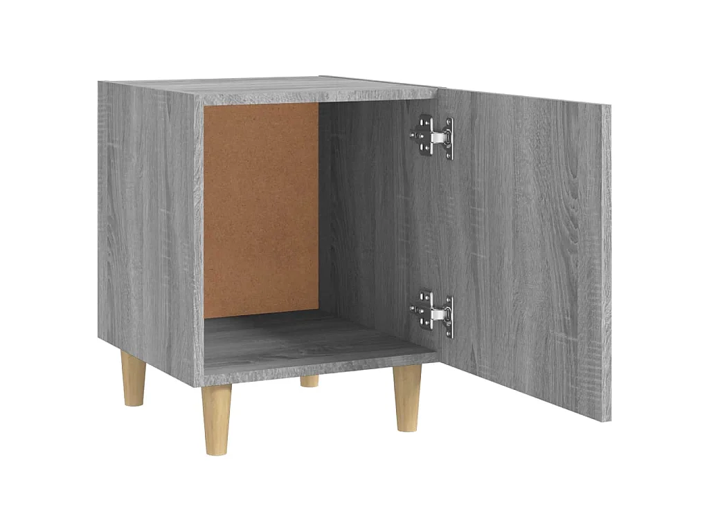 Tables de chevet 2 pcs Sonoma gris Bois d'ingénierie