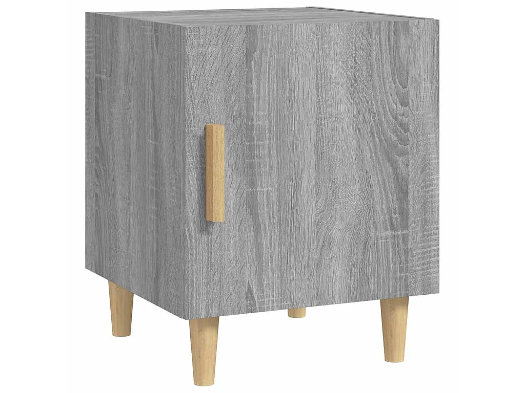 Tables de chevet 2 pcs Sonoma gris Bois d'ingénierie