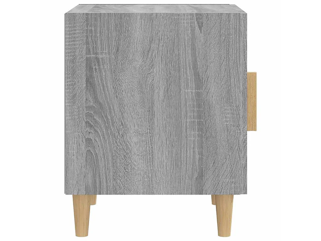 Tables de chevet 2 pcs Sonoma gris Bois d'ingénierie