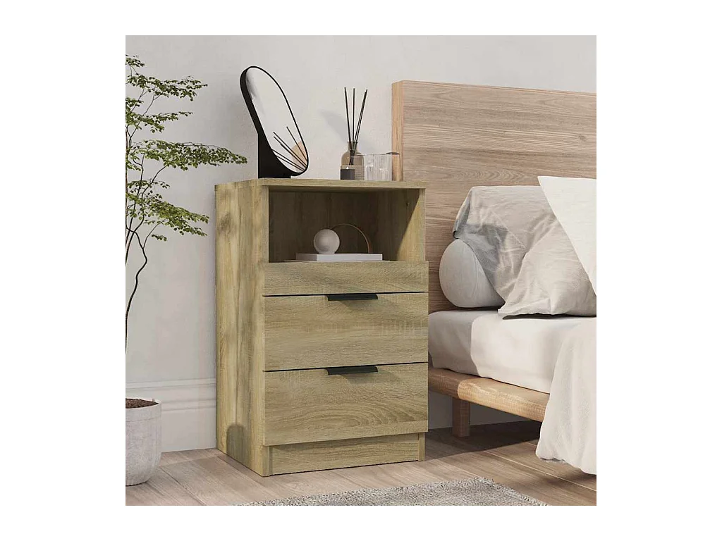 Table de chevet Chêne sonoma Bois d'ingénierie