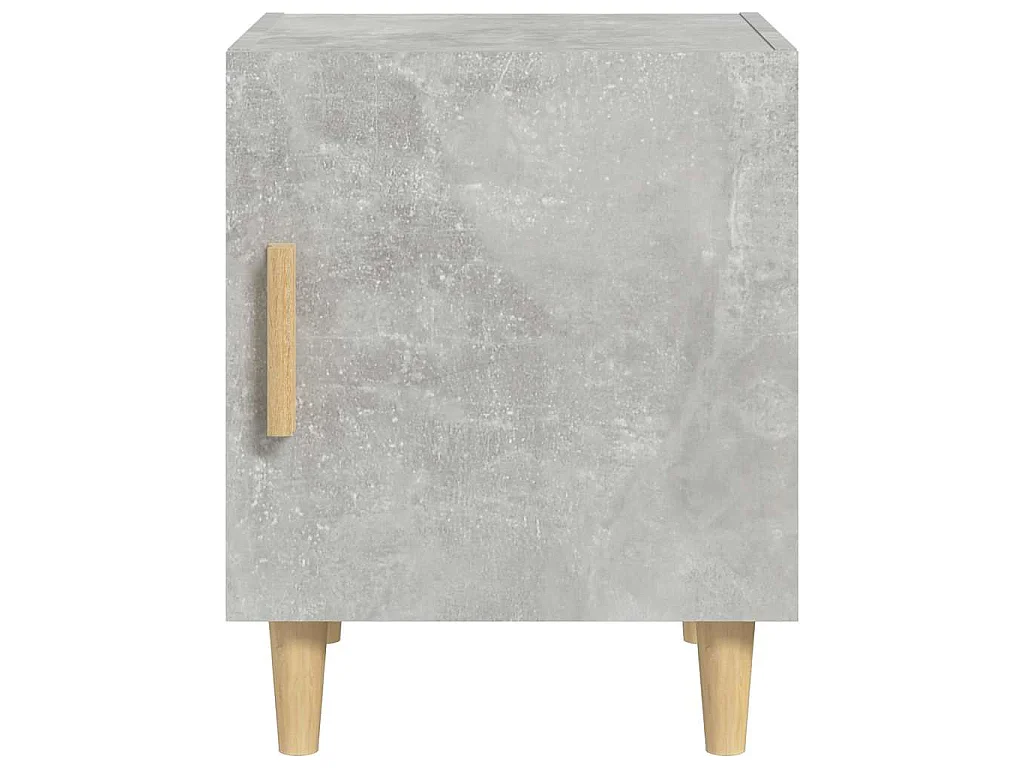Table de chevet Gris béton Bois d'ingénierie