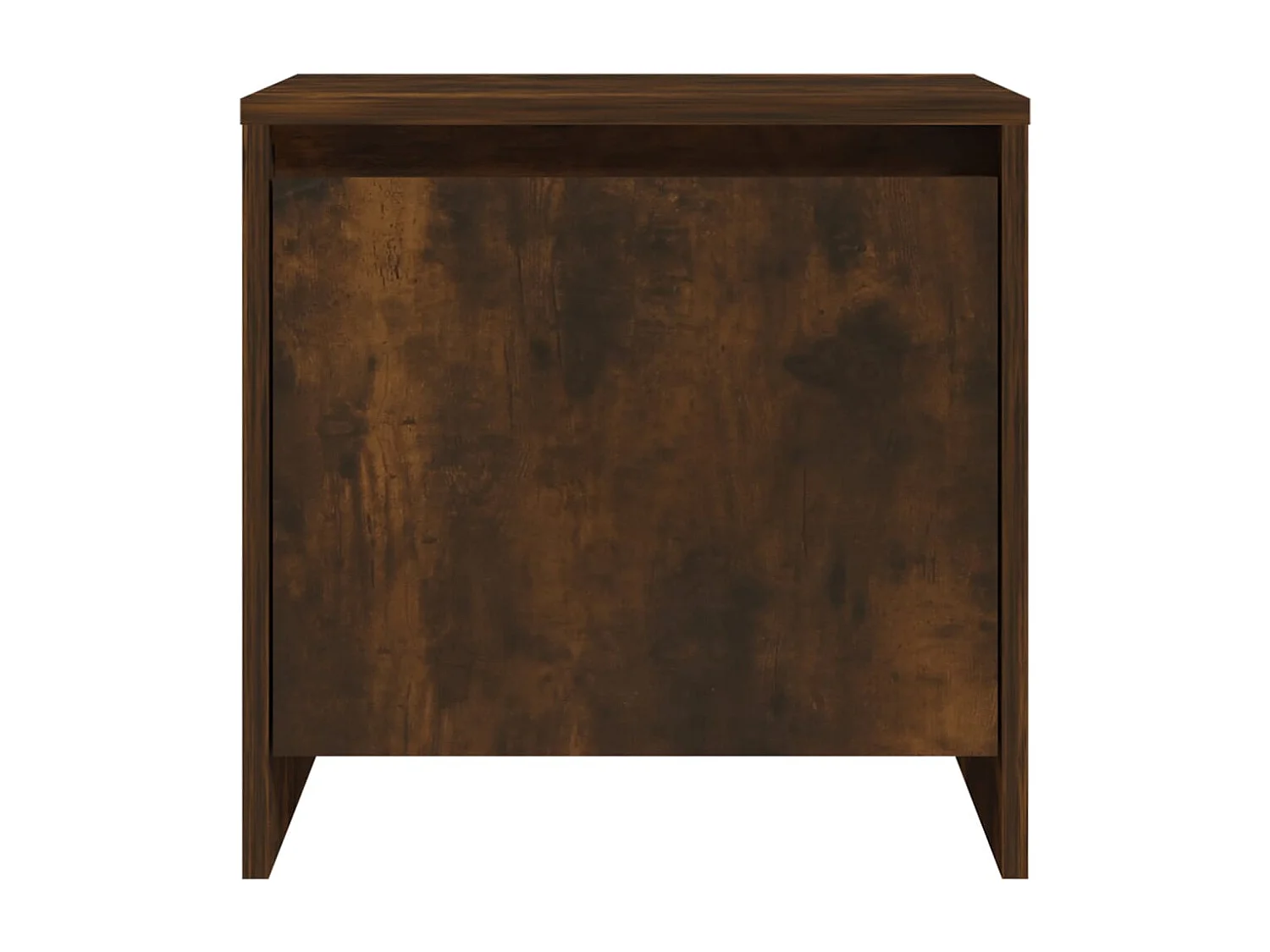 Table de chevet chêne fumé 45x34x44,5 cm bois d'ingénierie