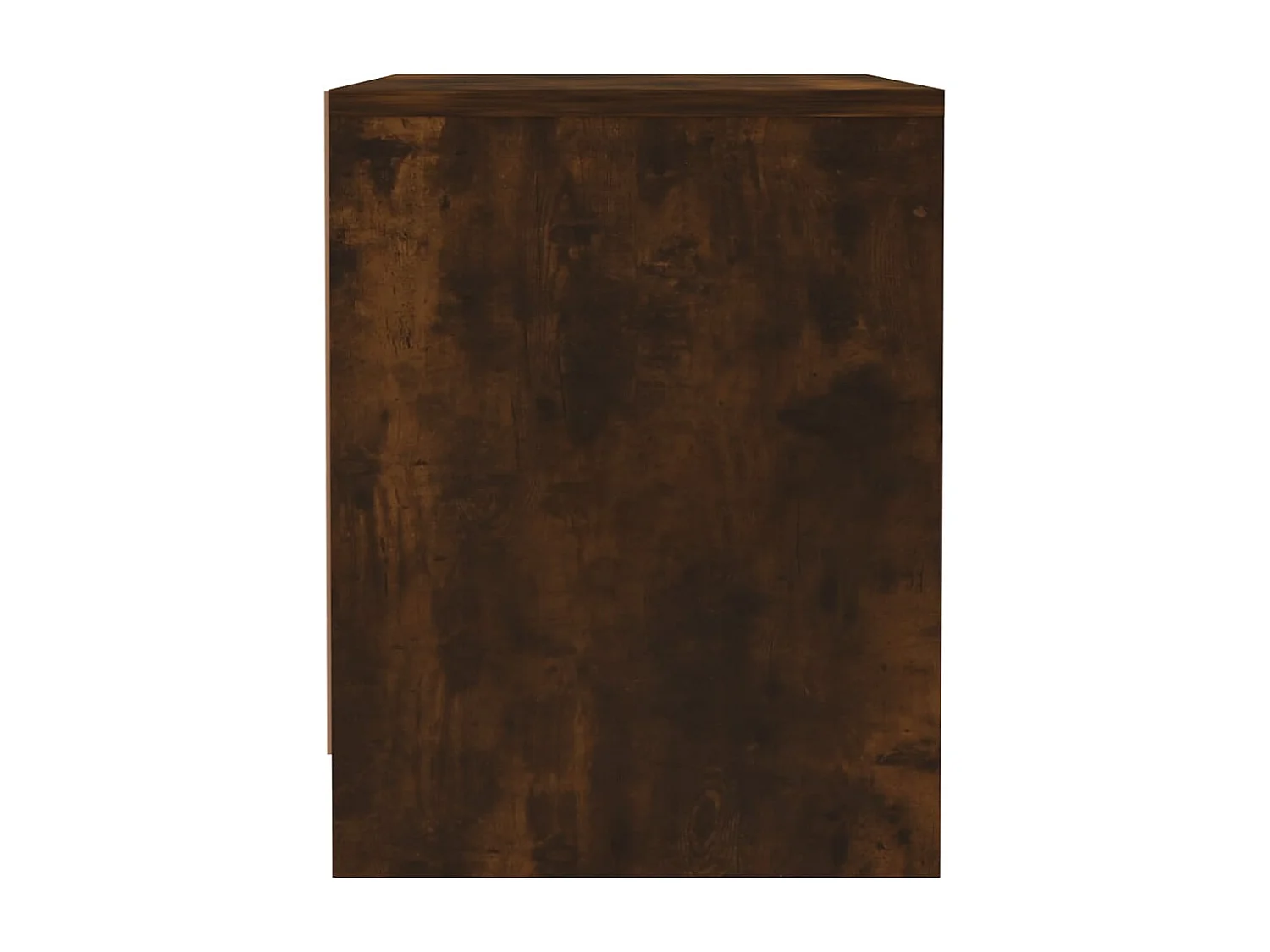 Table de chevet chêne fumé 45x34x44,5 cm bois d'ingénierie