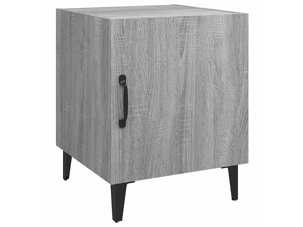 Tables de chevet 2 pcs Sonoma gris Bois d'ingénierie