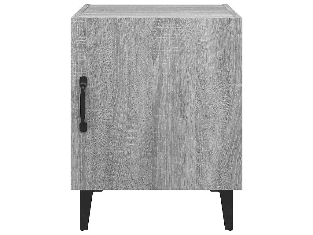 Tables de chevet 2 pcs Sonoma gris Bois d'ingénierie