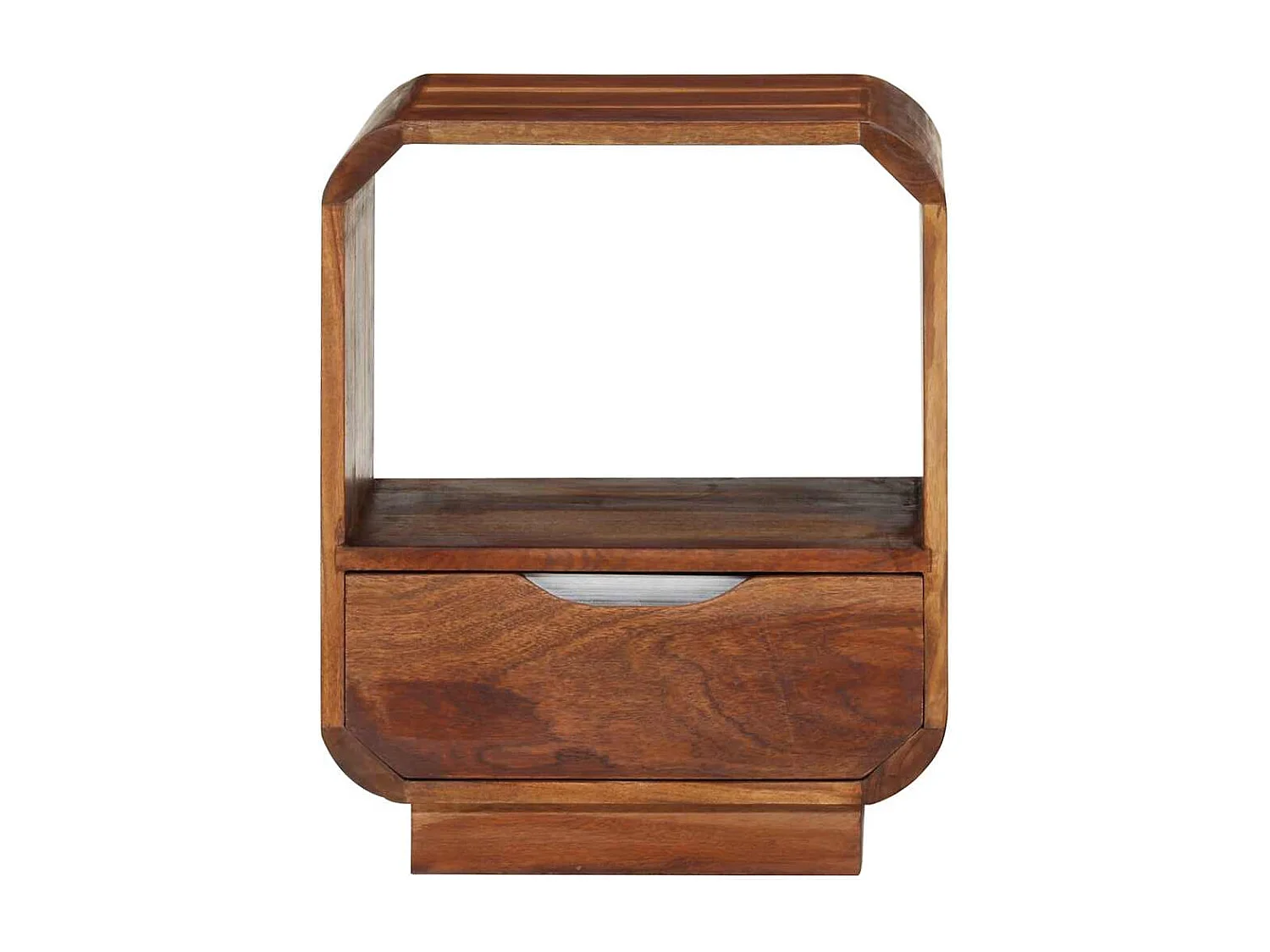 Mesitas de noche cajón 2 uds madera maciza acacia 40x30x50 cm