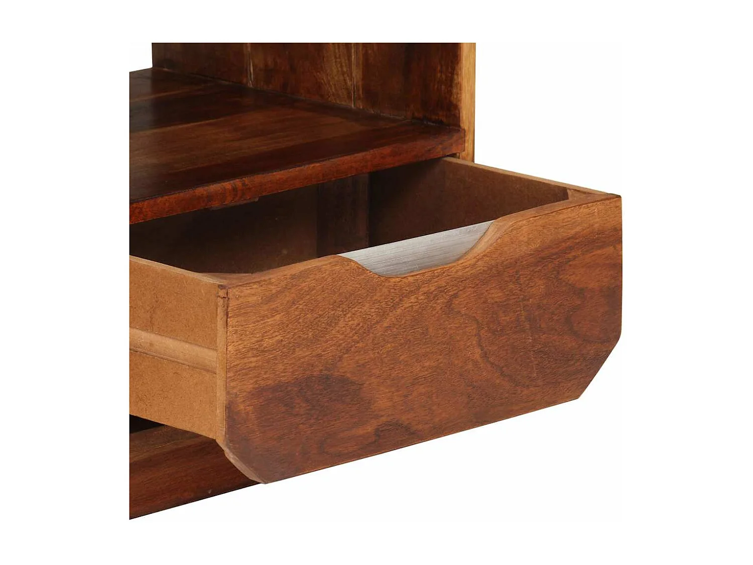 Mesitas de noche cajón 2 uds madera maciza acacia 40x30x50 cm