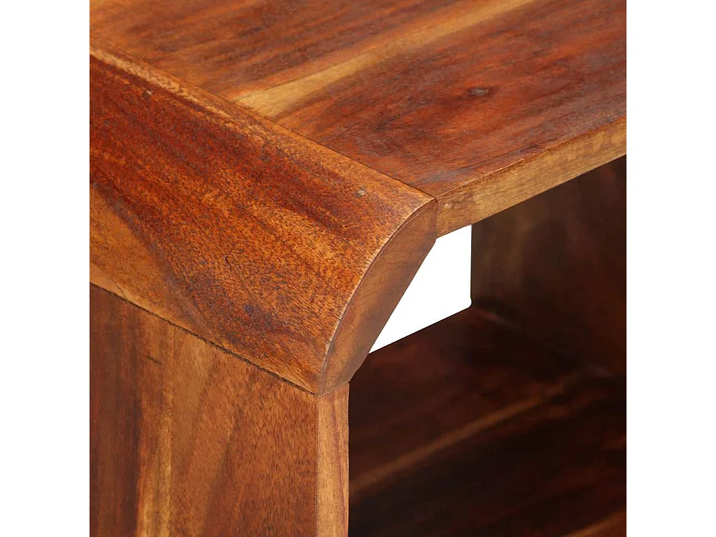 Mesitas de noche cajón 2 uds madera maciza acacia 40x30x50 cm