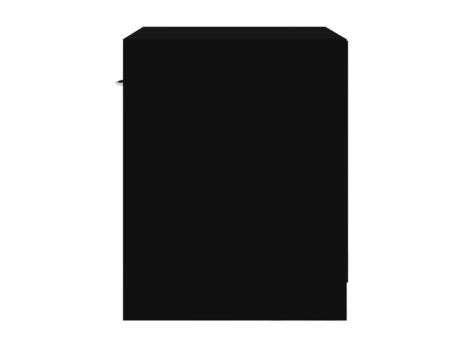 Tables de chevet 2 pcs avec tiroir Noir