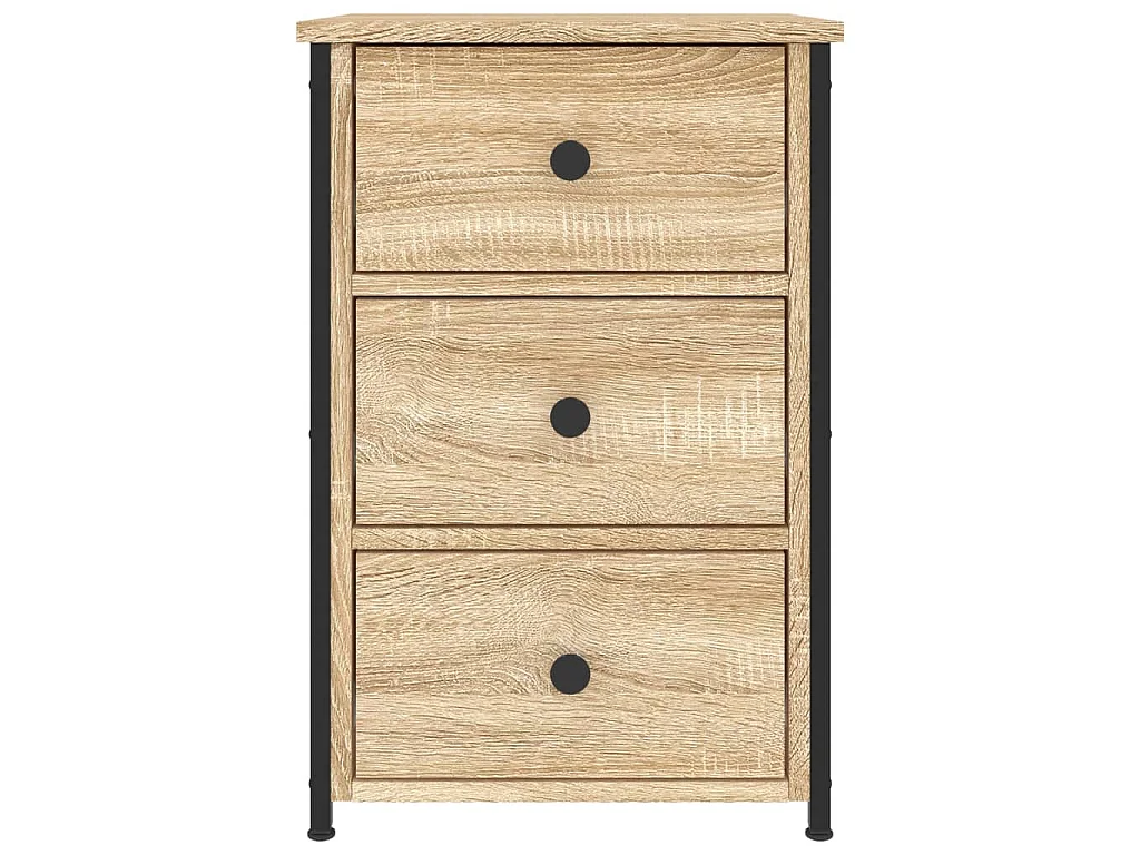 Tables de chevet 2 pcs chêne sonoma 40x36x60 cm bois ingénierie