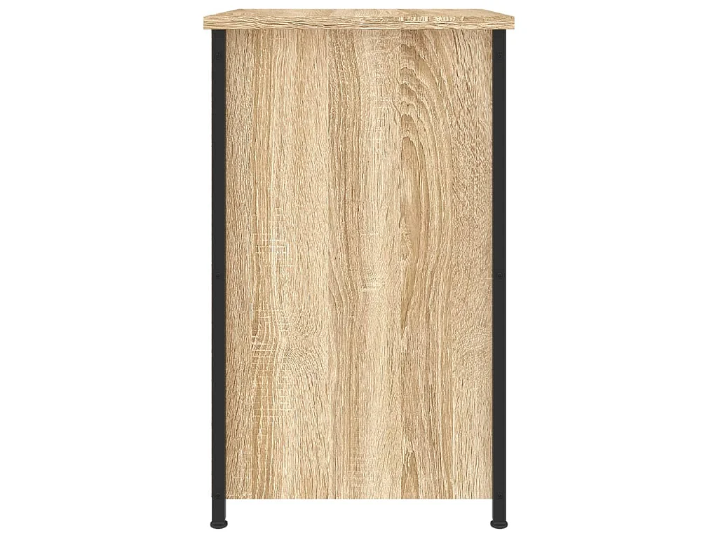 Tables de chevet 2 pcs chêne sonoma 40x36x60 cm bois ingénierie