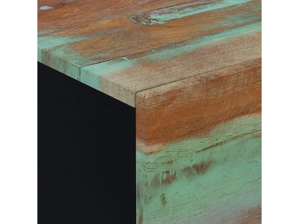 Nachtkastje 40x33x46 cm massief gerecycled hout