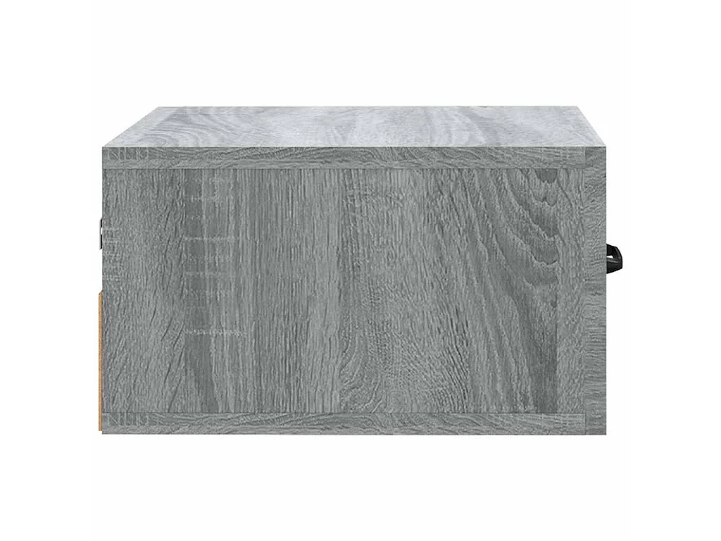 Table de chevet murale Sonoma gris 35x35x20 cm