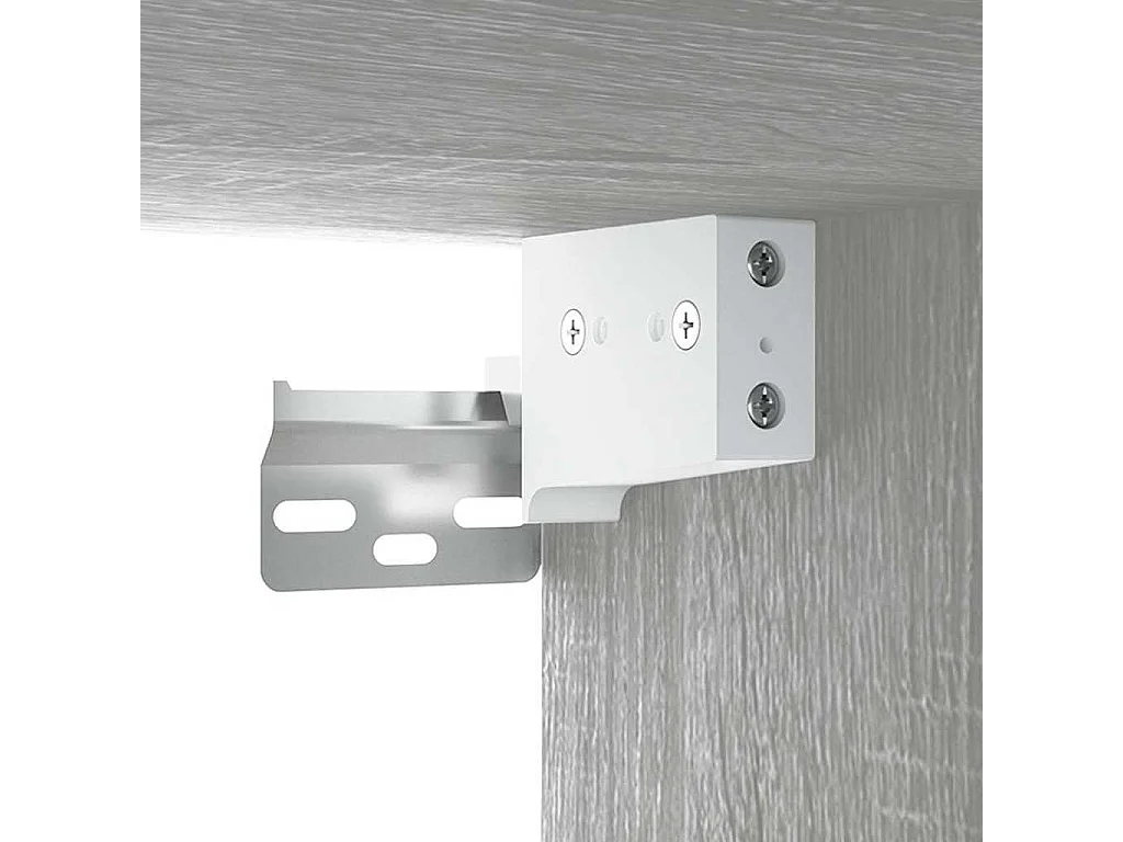Table de chevet murale Sonoma gris 35x35x20 cm