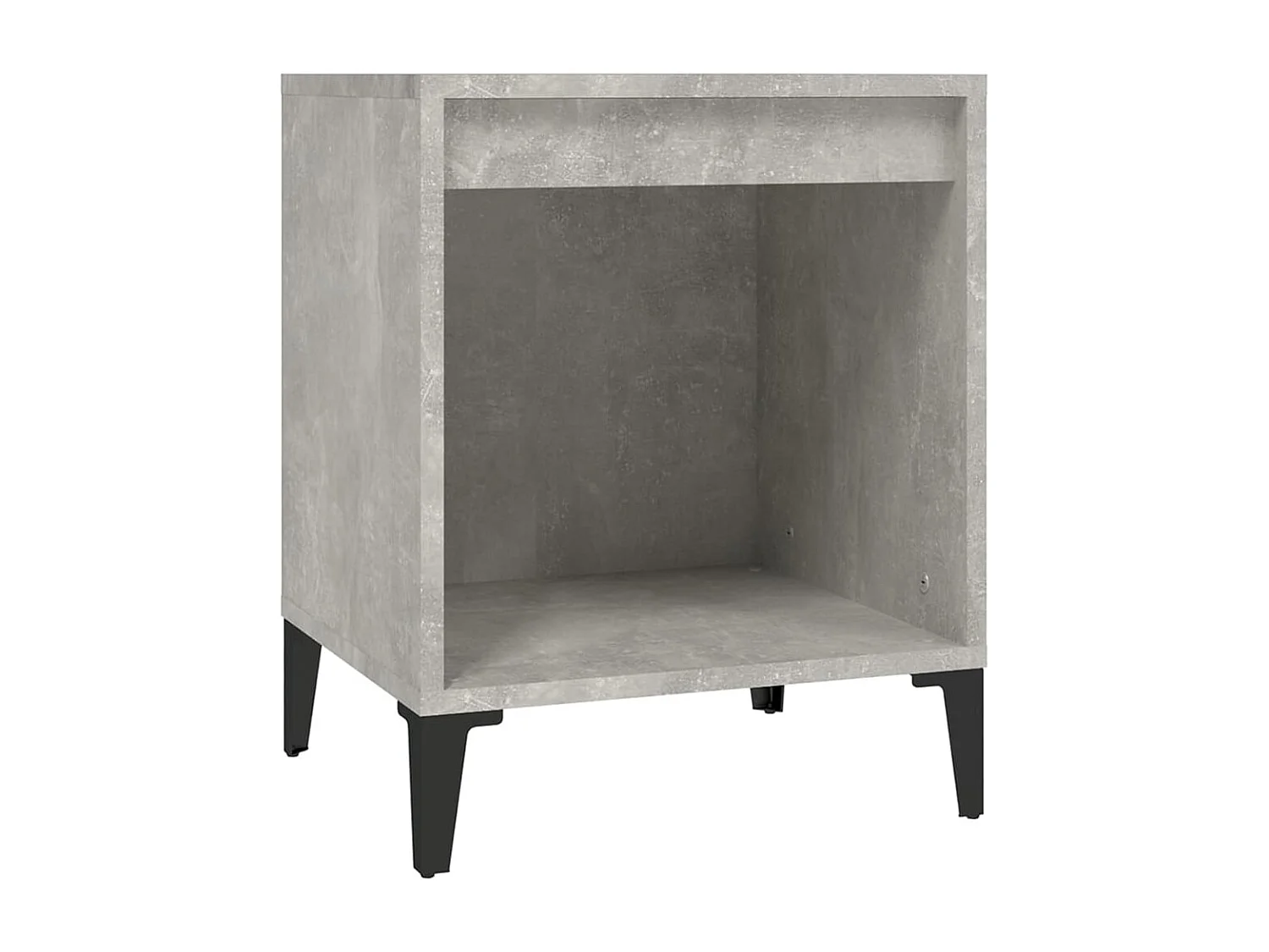 Nachtkastjes 2 st 40x35x50 cm betongrijs