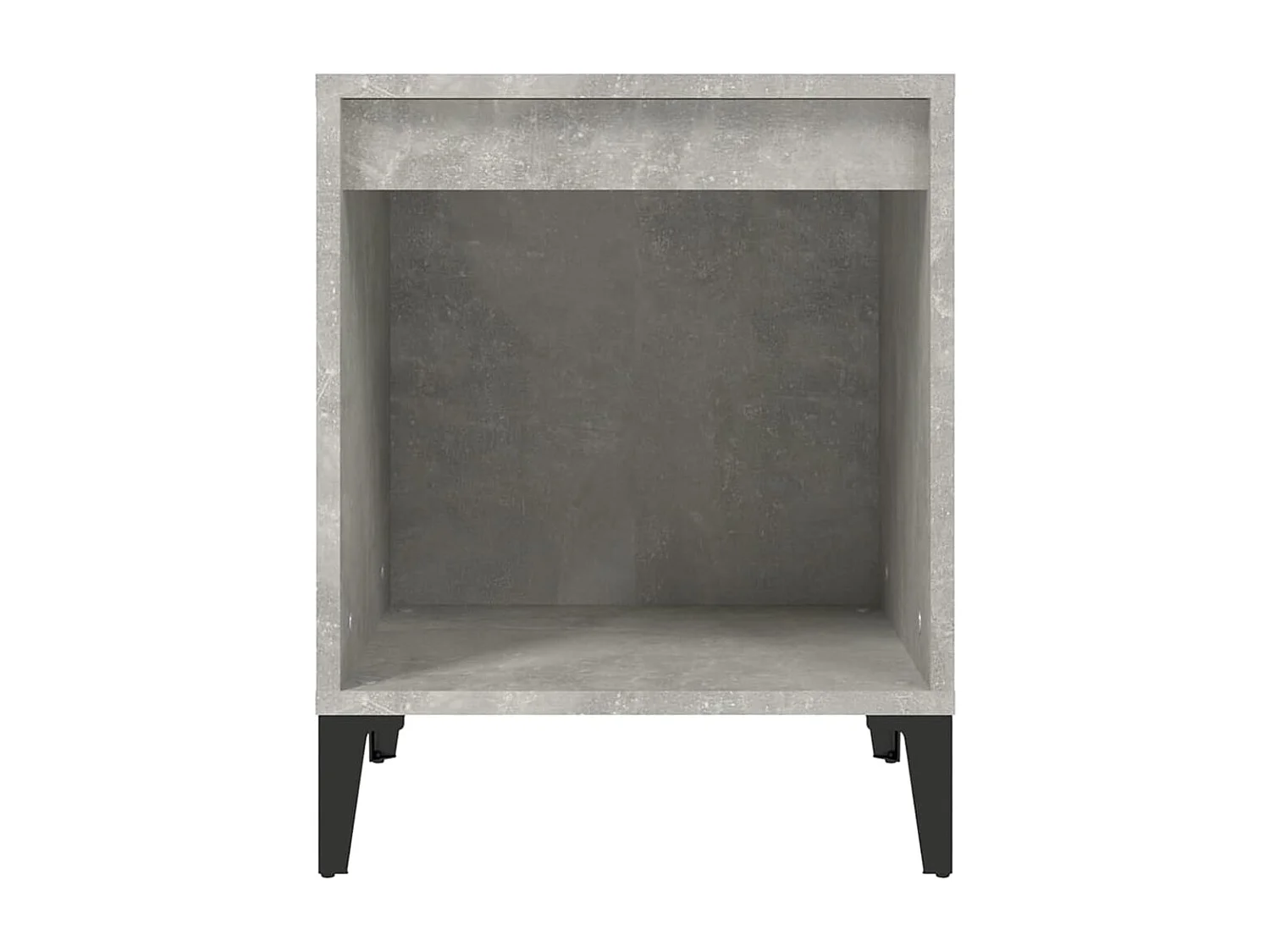 Nachtkastjes 2 st 40x35x50 cm betongrijs