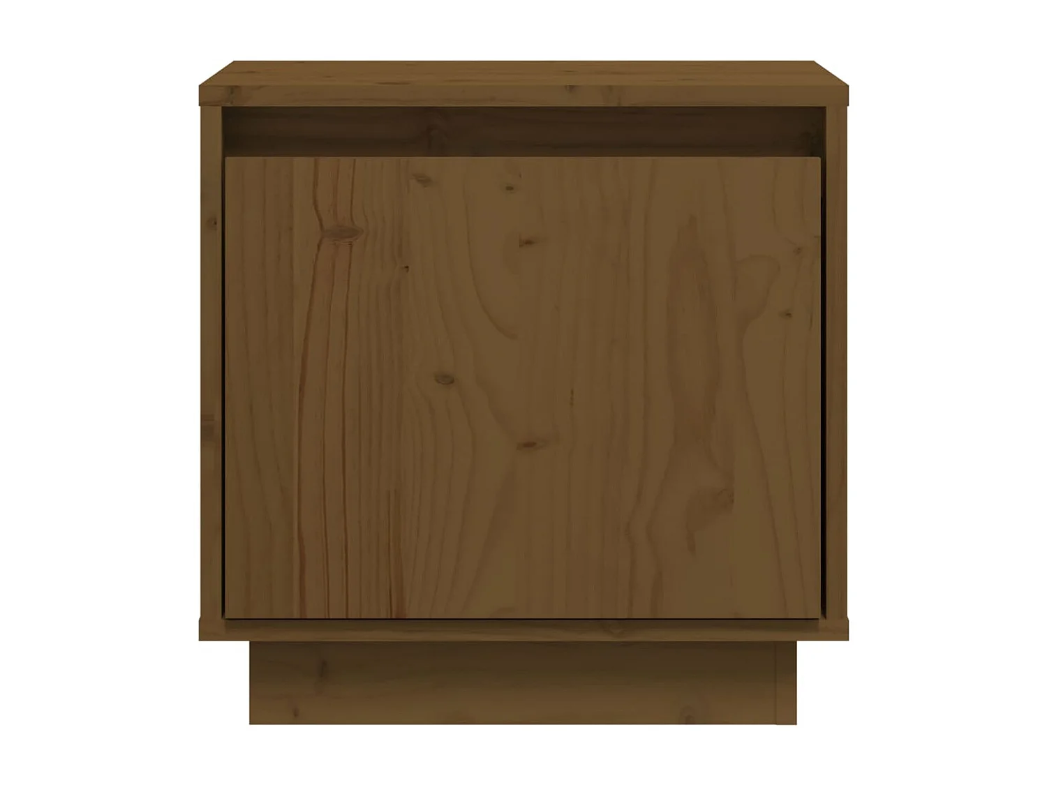 Tables de chevet 2pcs Marron miel 40x30x40cm Bois de pin solide