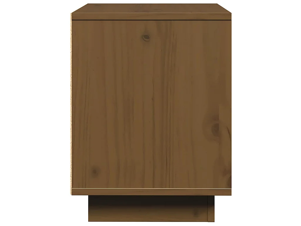 Mesas de cabeceira 2 pcs 40x30x40 cm pinho maciço castanho mel