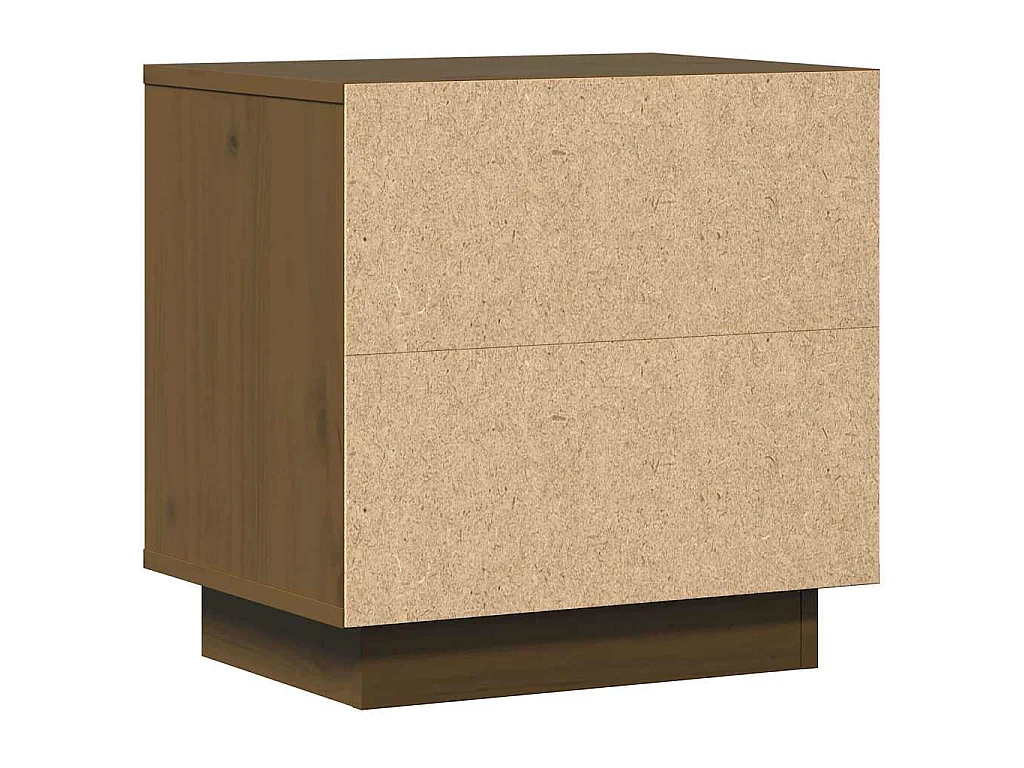 Mesas de cabeceira 2 pcs 40x30x40 cm pinho maciço castanho mel