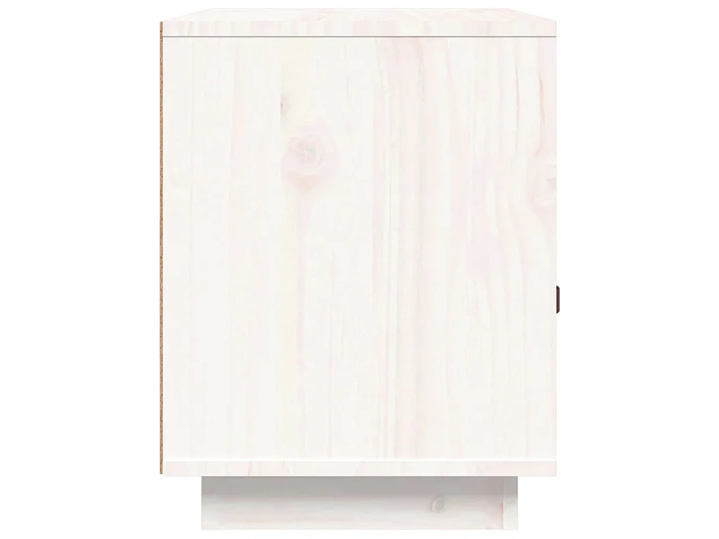 Tables de chevet 2 pcs Blanc 40x34x45 cm Bois de pin massif
