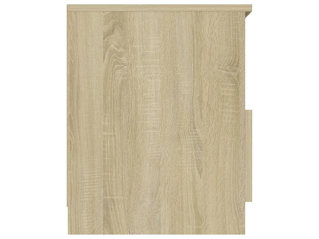 Tables de chevet 2pcs chêne sonoma 40x40x50cm bois d'ingénierie