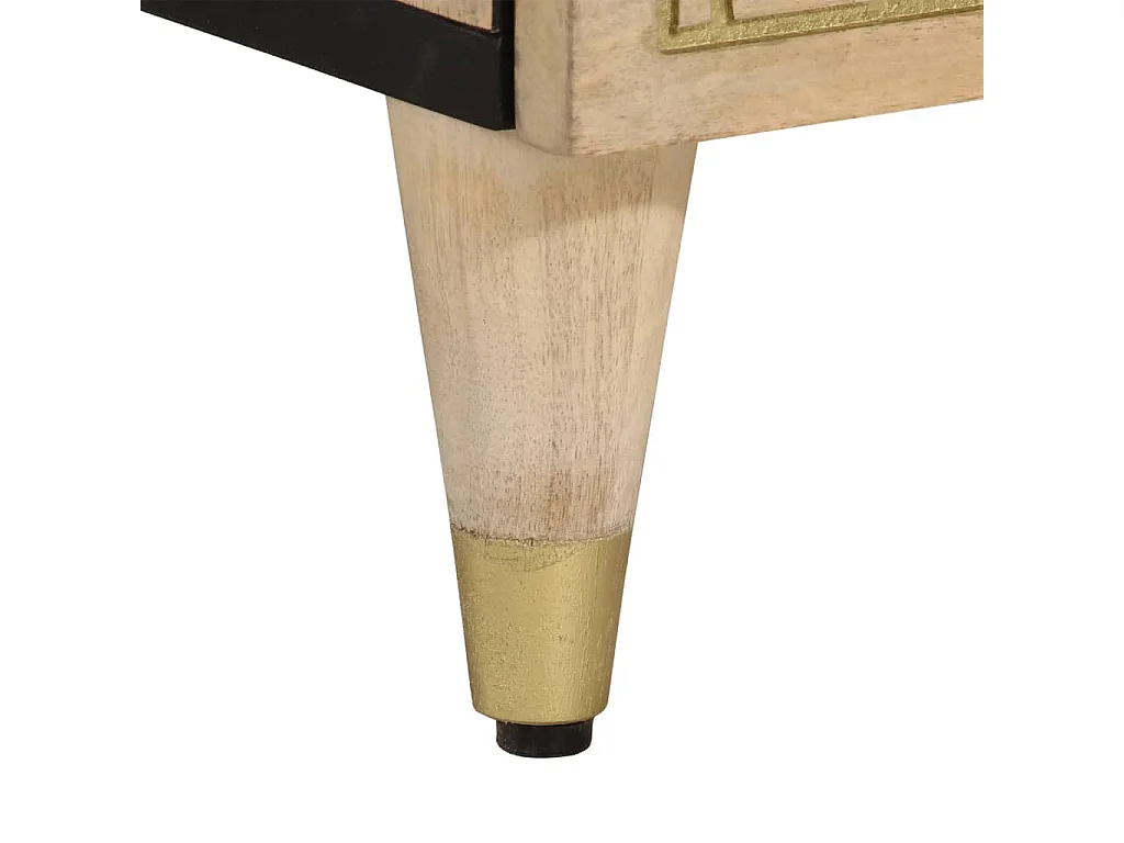 Table de chevet 40x33x46 cm Bois de manguier solide