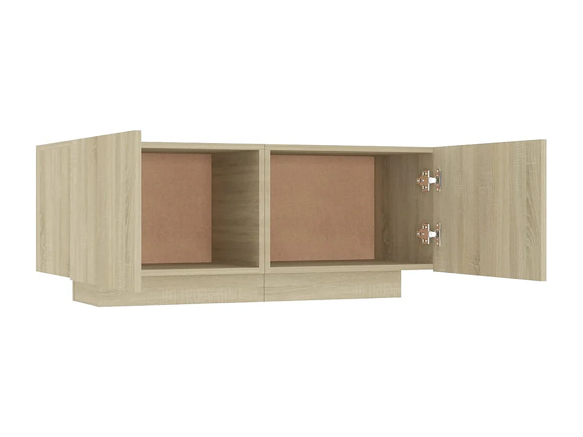 Table de chevet chêne sonoma 100x35x40 cm bois d'ingénierie