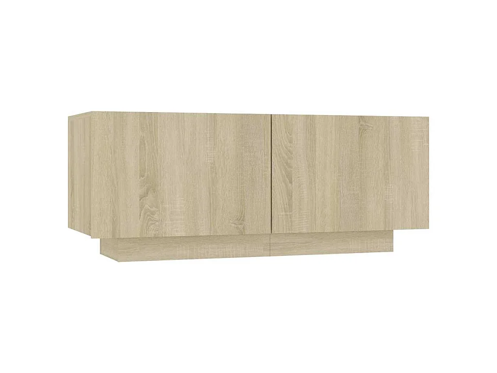 Comodino Rovere Sonoma 100x35x40 cm in Legno Multistrato