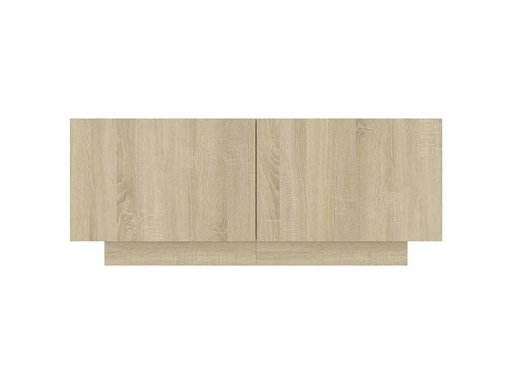 Comodino Rovere Sonoma 100x35x40 cm in Legno Multistrato