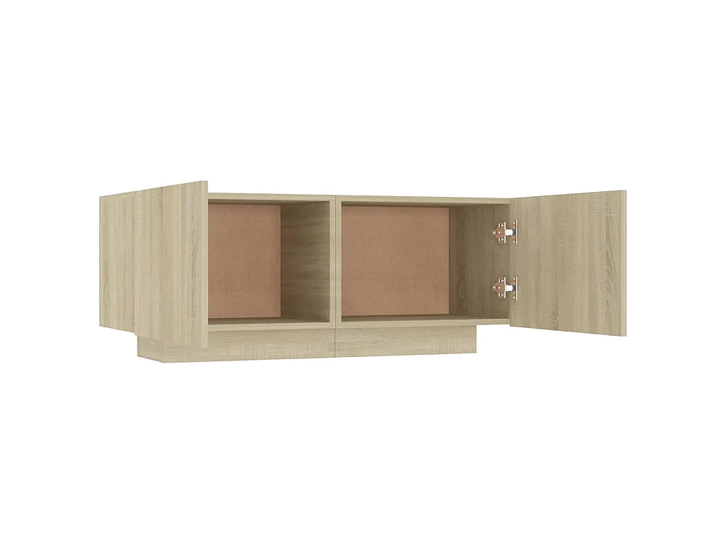 Comodino Rovere Sonoma 100x35x40 cm in Legno Multistrato