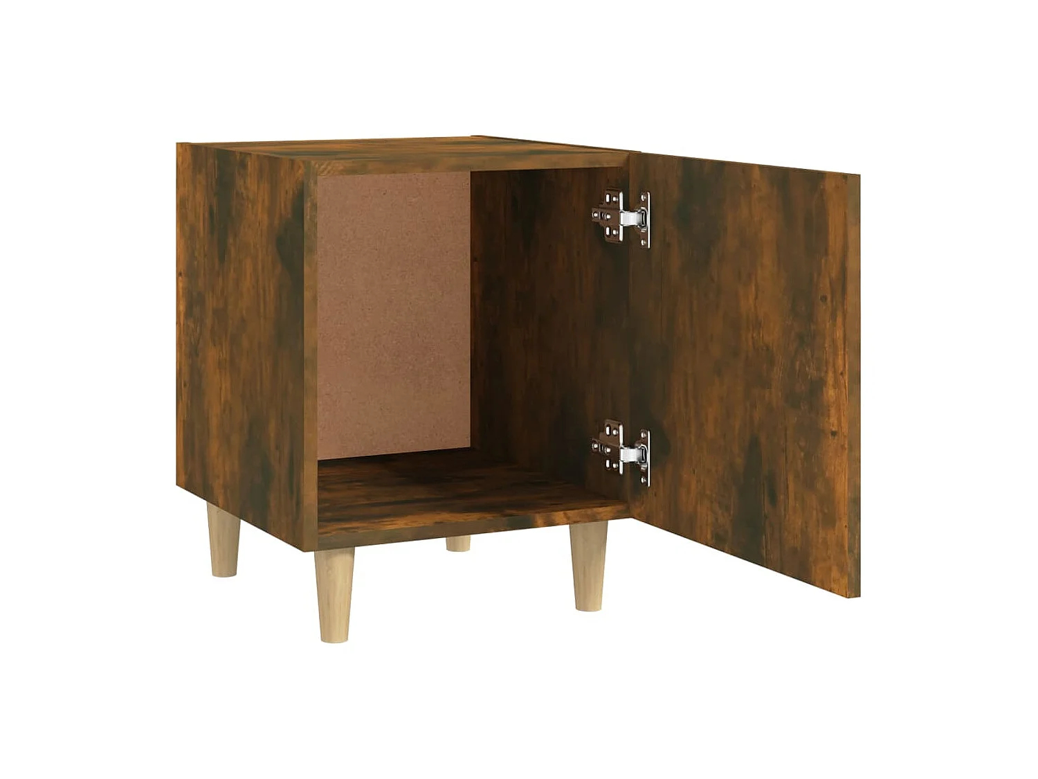 Table de chevet Chêne fumé Bois d'ingénierie