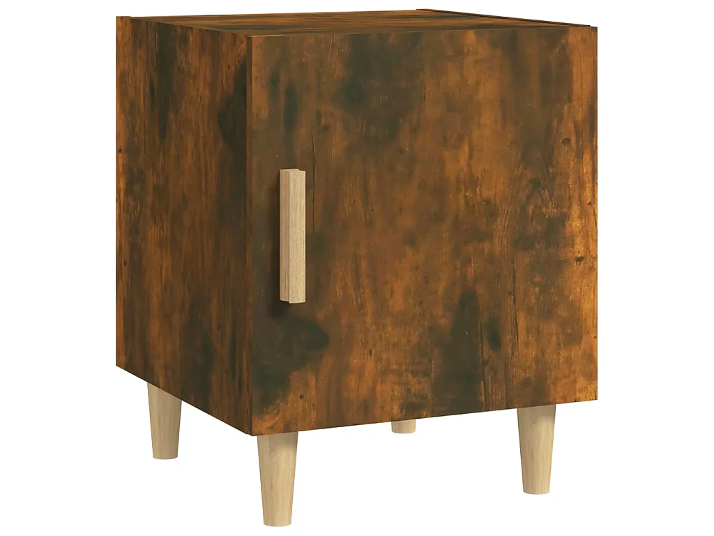 Table de chevet Chêne fumé Bois d'ingénierie