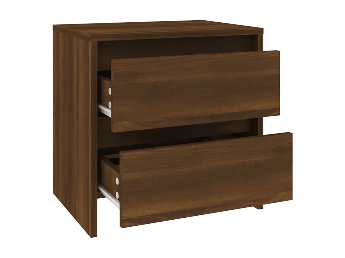 Tables de chevet 2 pcs chêne marron 45x34,5x44,5 cm