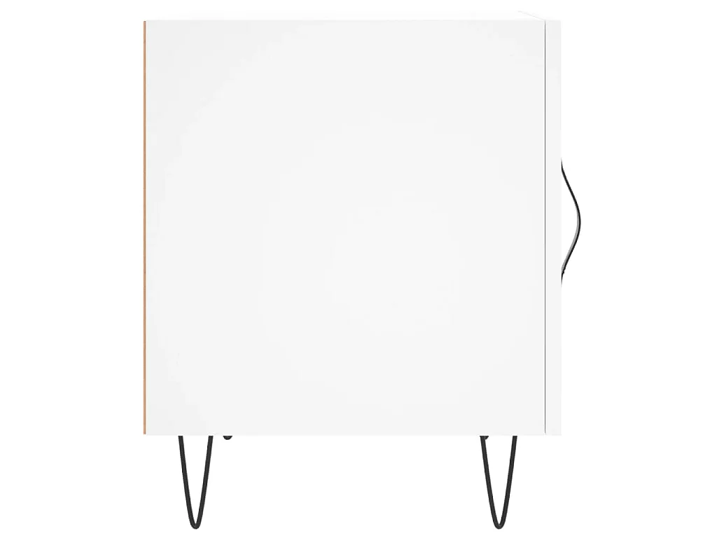 Nachtkastjes 2 st 40x40x50 cm bewerkt hout wit