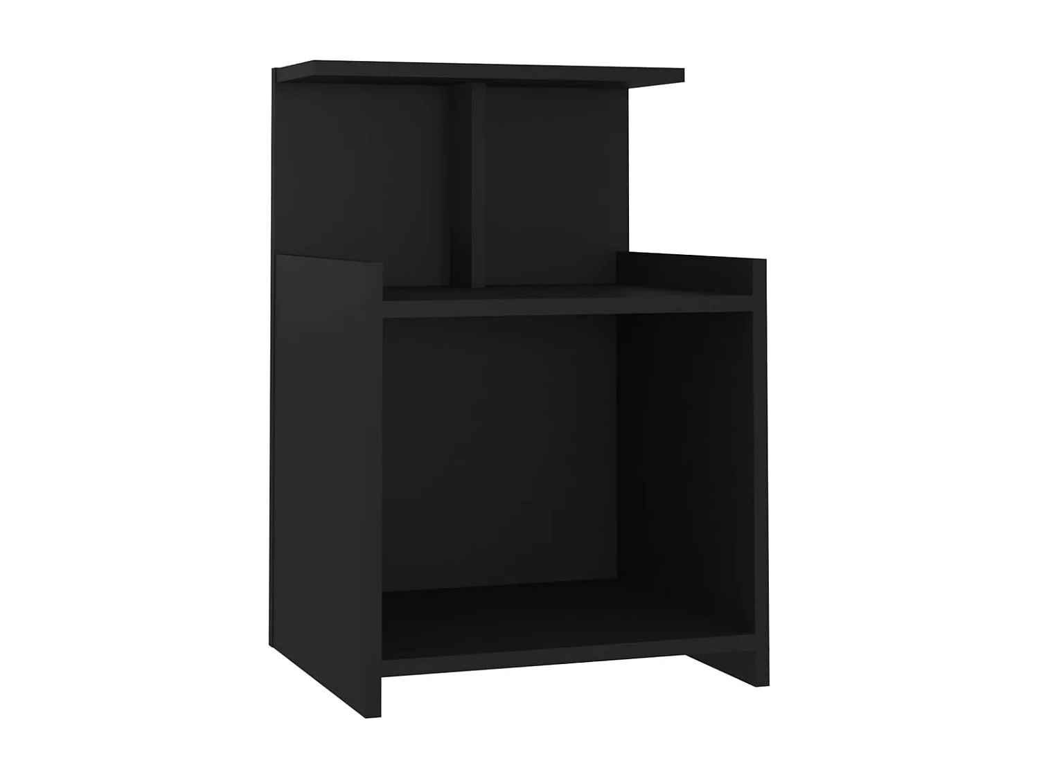 Table de chevet Noir 40x35x60 cm Aggloméré