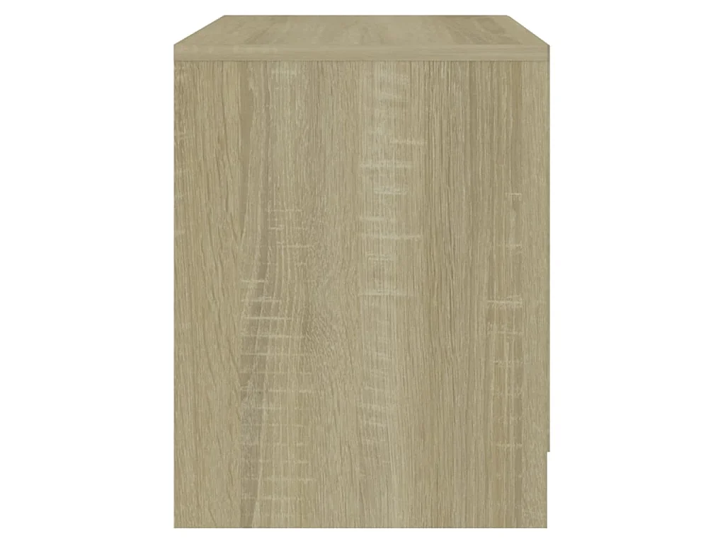 Nachtkastje 45x34,5x44,5 cm bewerkt hout sonoma eikenkleurig