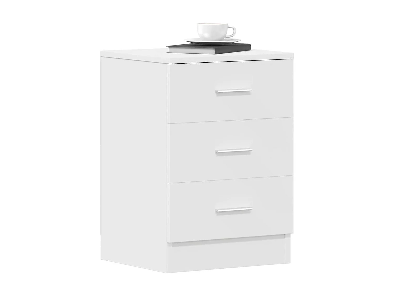 Tables de chevet 2 pcs Blanc 38x35x56 cm Bois d'ingénierie