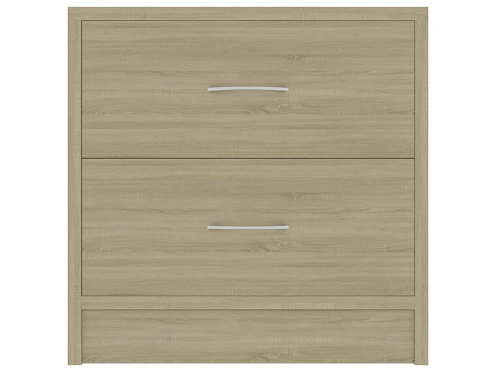 Nachtkastjes 2 st 40x30x40 cm bewerkt hout sonoma eikenkleurig